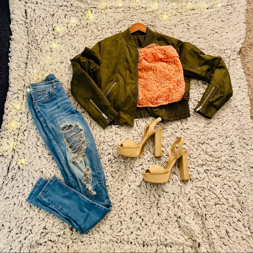 Wet seal floral tube top